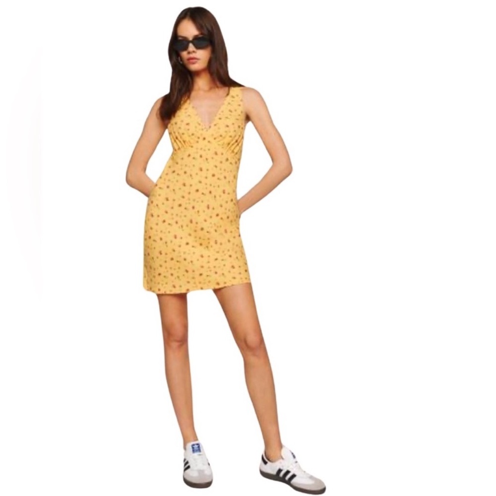 Reformation Calix Mini Dress Gwen 🌼